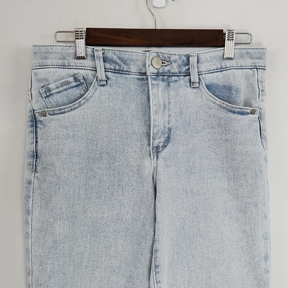 Democracy Women's "Ab"Solution Jeans Baggy Relaxed Fit Crop Cotton Blend Size 6 - Picture 2 of 12